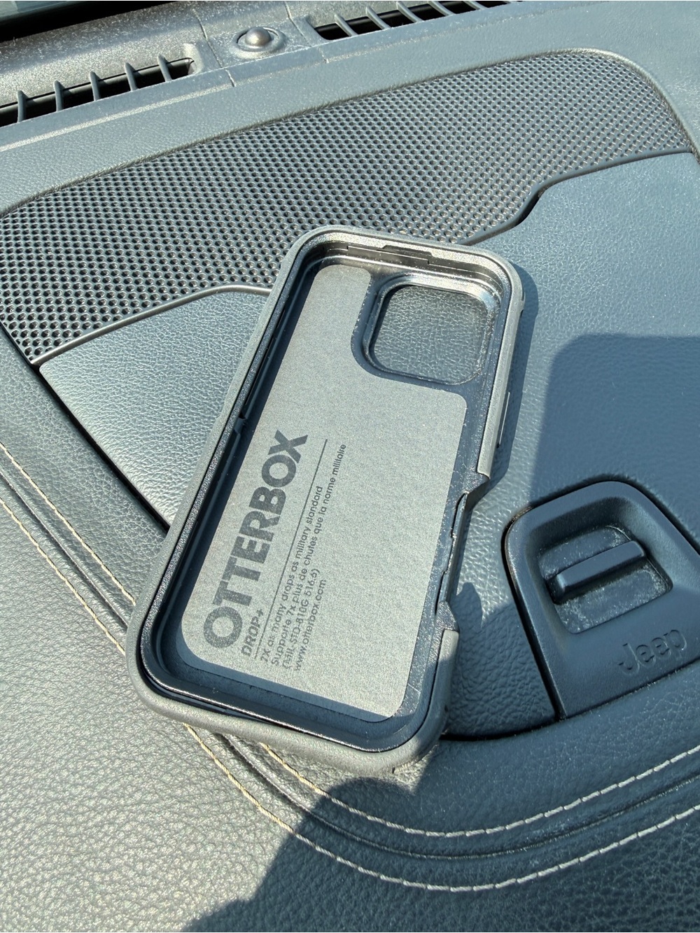 OtterBox Black Rugged Protective Phone Case with Raised Edges iPhone 16 Pro